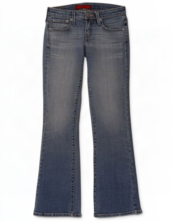 Levi's Womens 565 Bootcut Jeans W25 L29 Blue Cotton