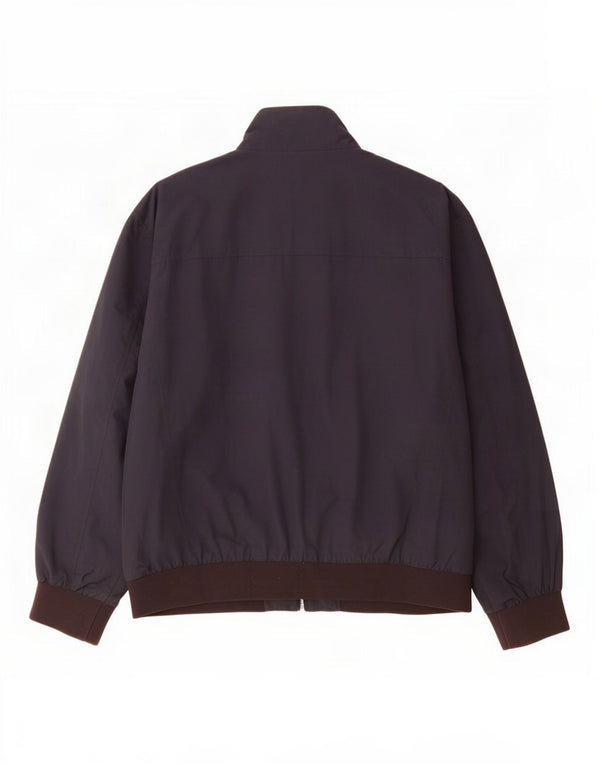 Marks & Spencer Mens Bomber Jacket UK 44 2XL Navy Blue Polyamide