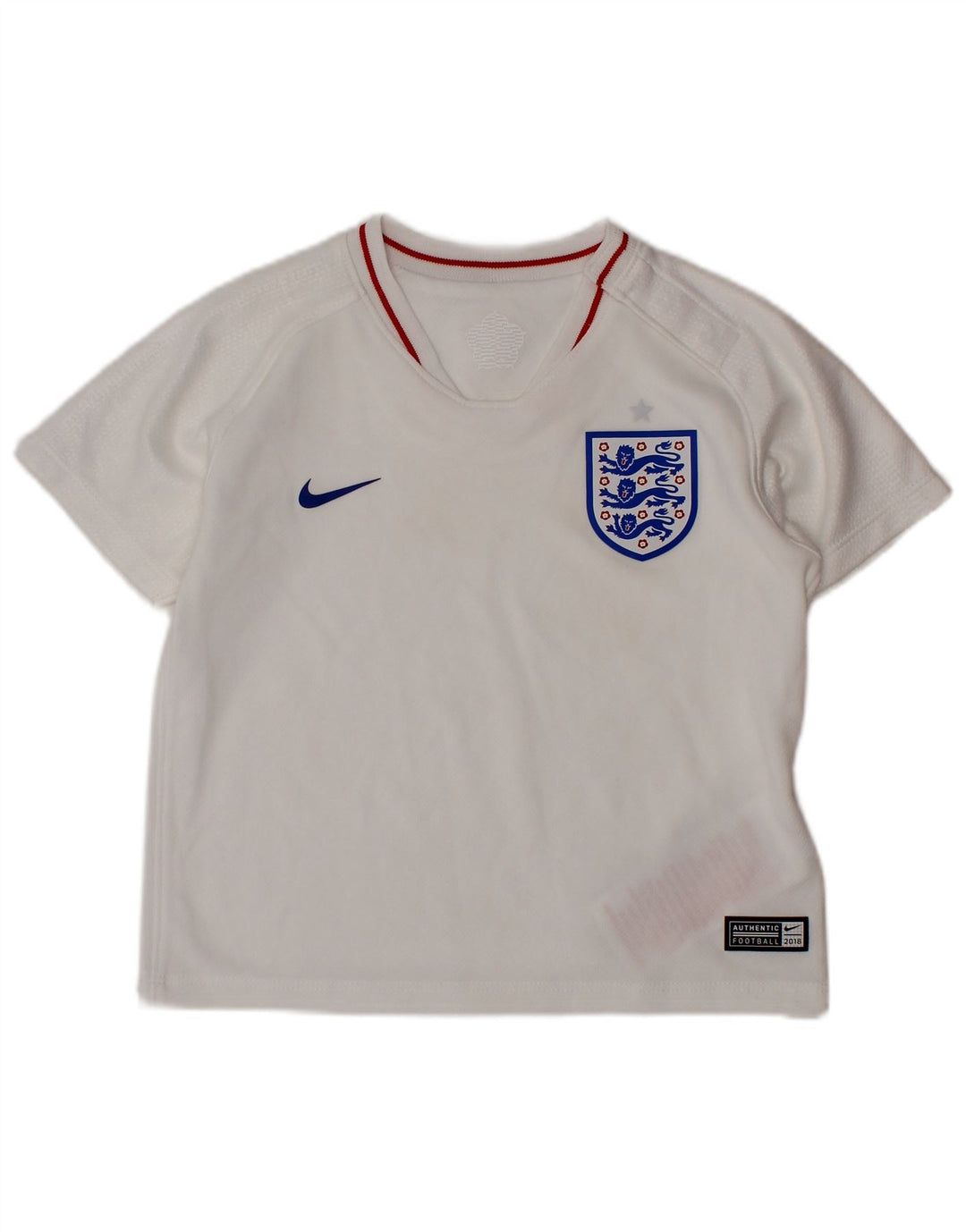 NIKE Baby Boys England T-Shirt Top 12-18 Months White Polyester