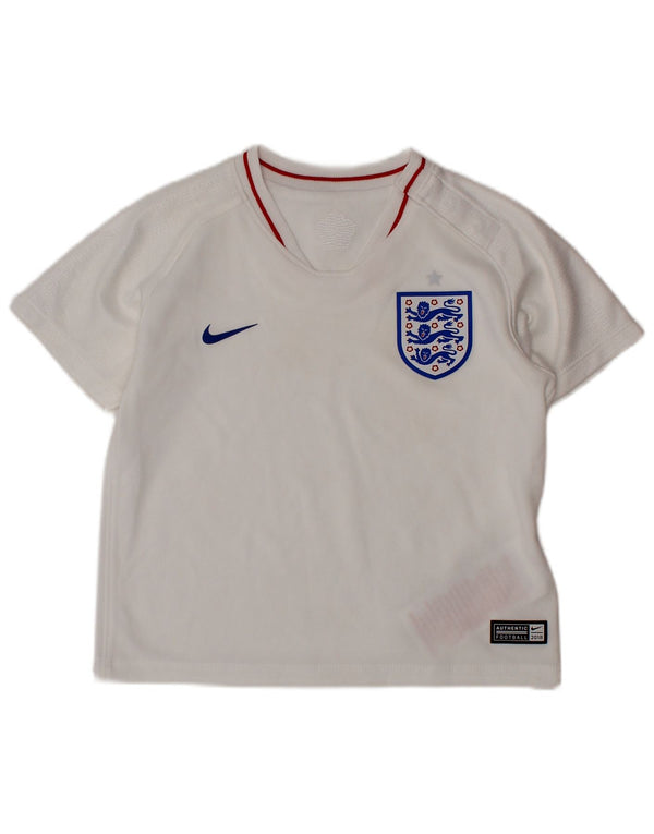 NIKE Baby Boys England T-Shirt Top 12-18 Months White Polyester