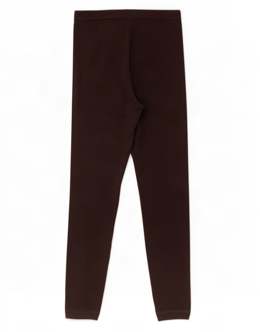 Kenzo Womens Leggings UK 8 Small Brown Wool