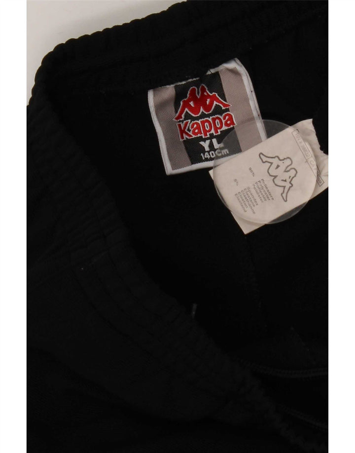 Kappa Girls Tracksuit Trousers 12-13 Years Large Black Polyester