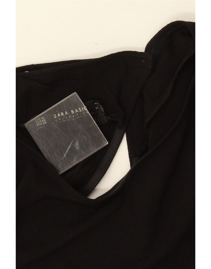 Zara Womens Playsuit UK 6 XS Black