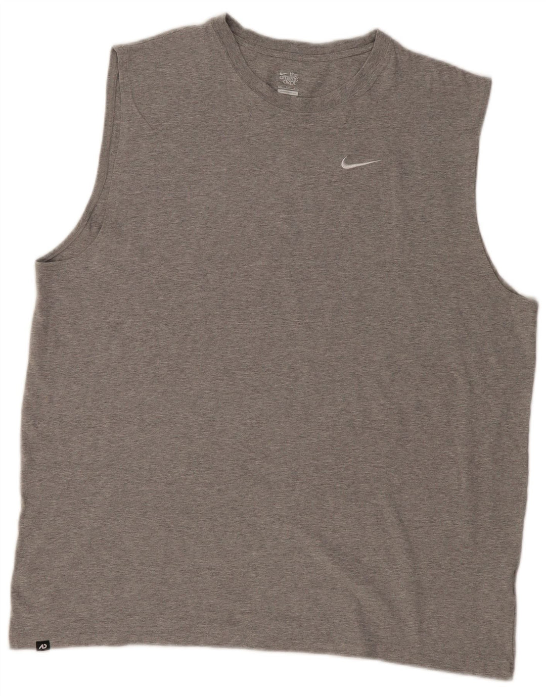 Nike Mens Vest Top 2XL Grey Cotton