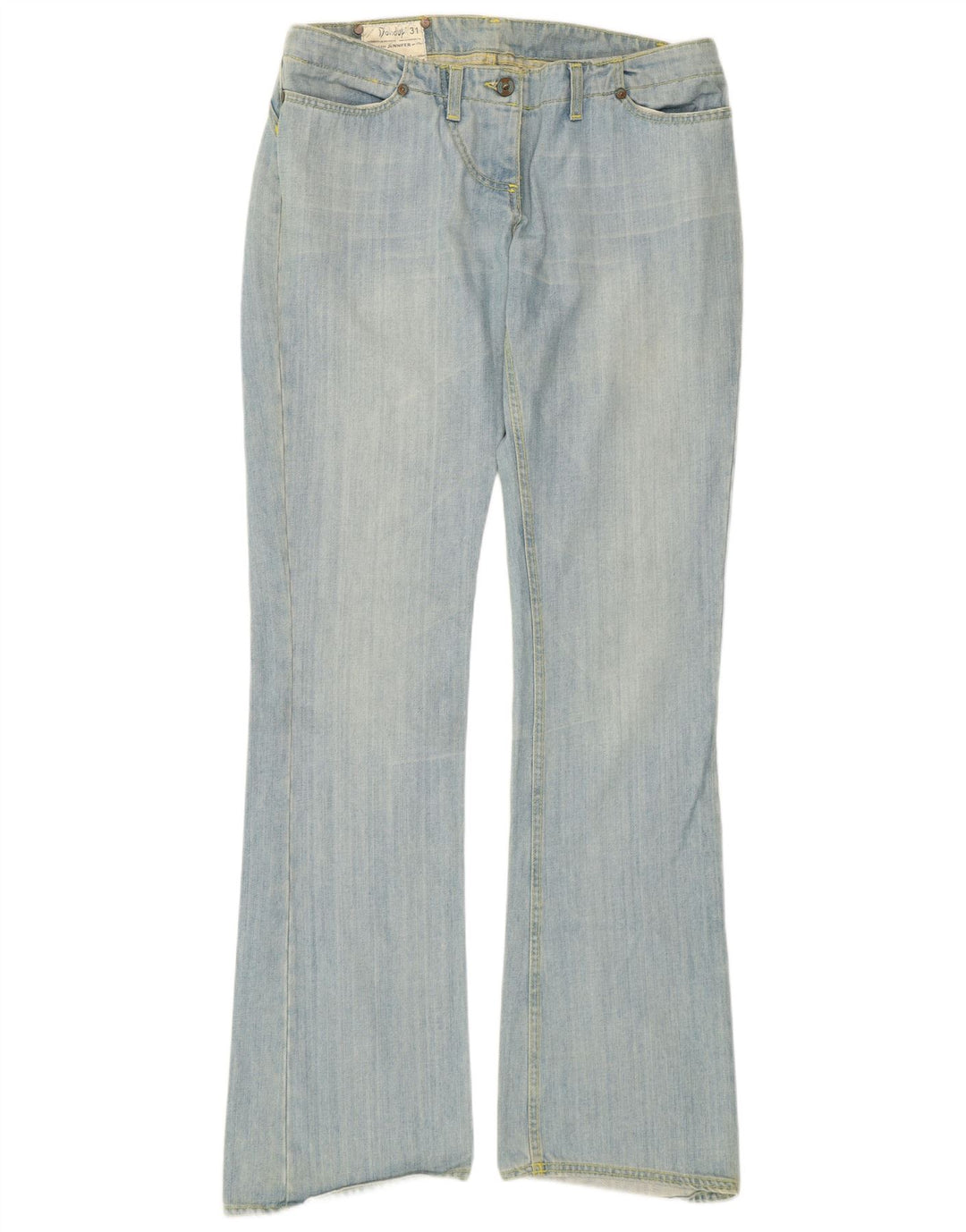 Dondup Womens Bootcut Jeans W31 L34 Blue Cotton