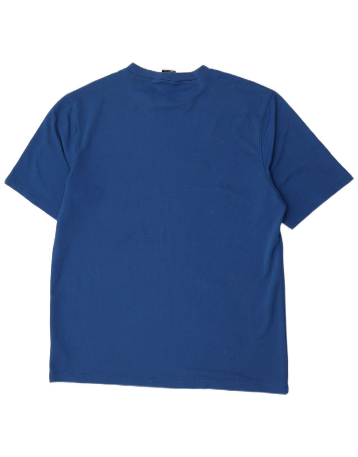 Nike Mens T-Shirt Top 2XL Blue Polyester