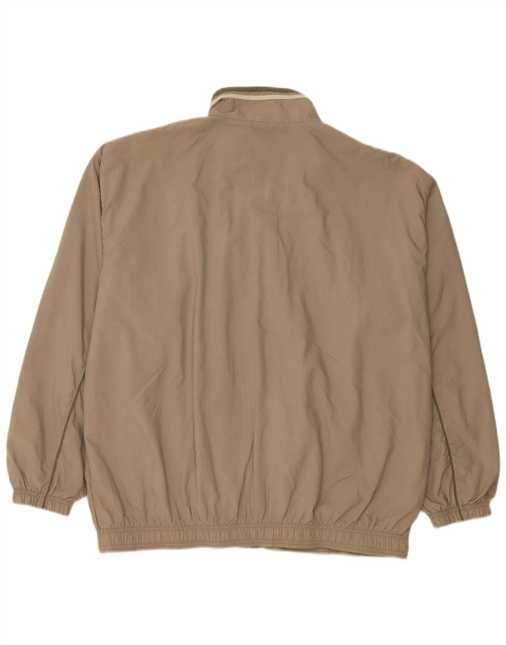 Nike Mens Bomber Jacket UK 45/47 XL Khaki Nylon