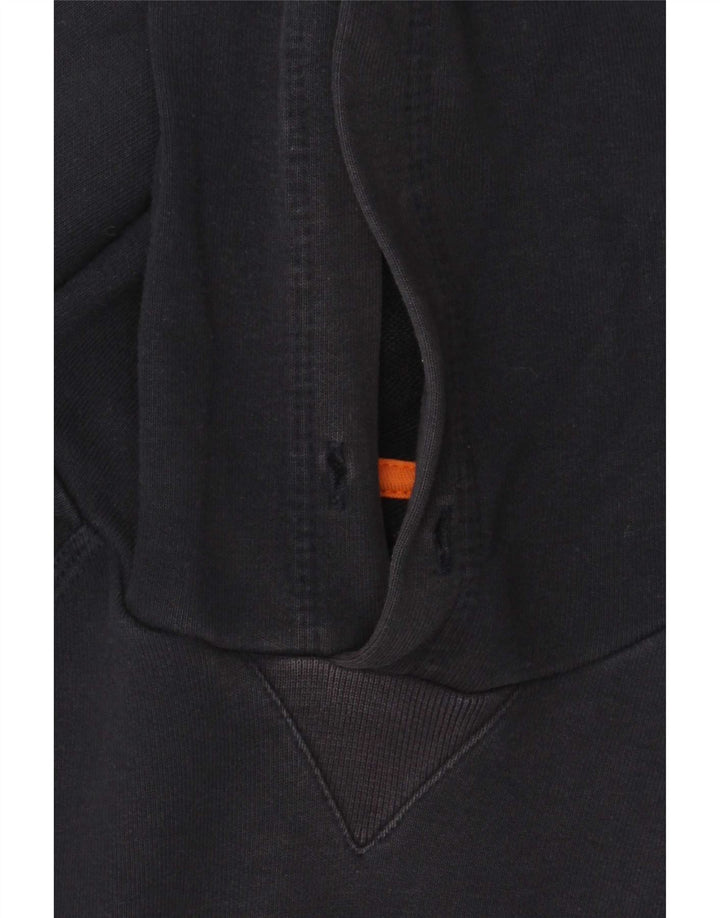 Champion Mens Hoodie Jumper Medium Navy Blue Cotton