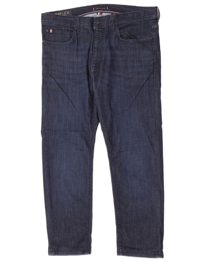 Tommy Hilfiger Mens Bleecker Stretch Slim Jeans W36 L27 Navy Blue