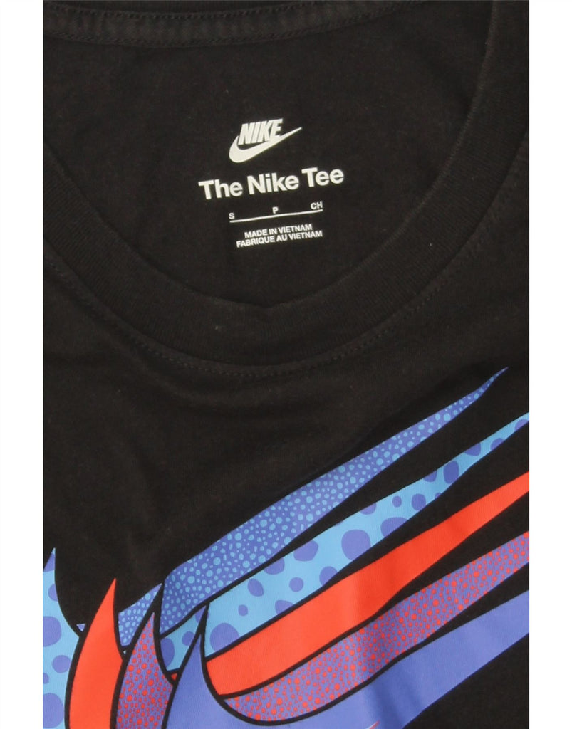 NIKE Mens Graphic T-Shirt Top Small Black Cotton Vintage Nike and Second-Hand Nike from Messina Hembry 