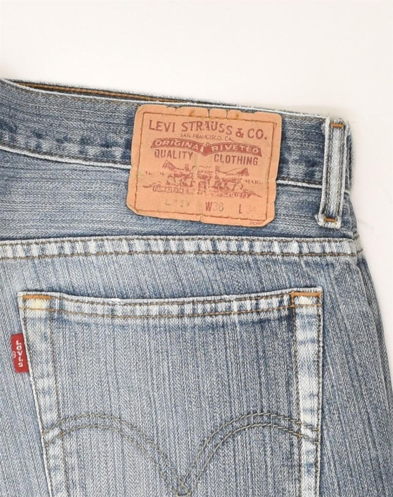 LEVI'S Mens Cropped Jeans W36 L27 Blue Cotton | Vintage Levi's | Thrift | Second-Hand Levi's | Used Clothing | Messina Hembry 