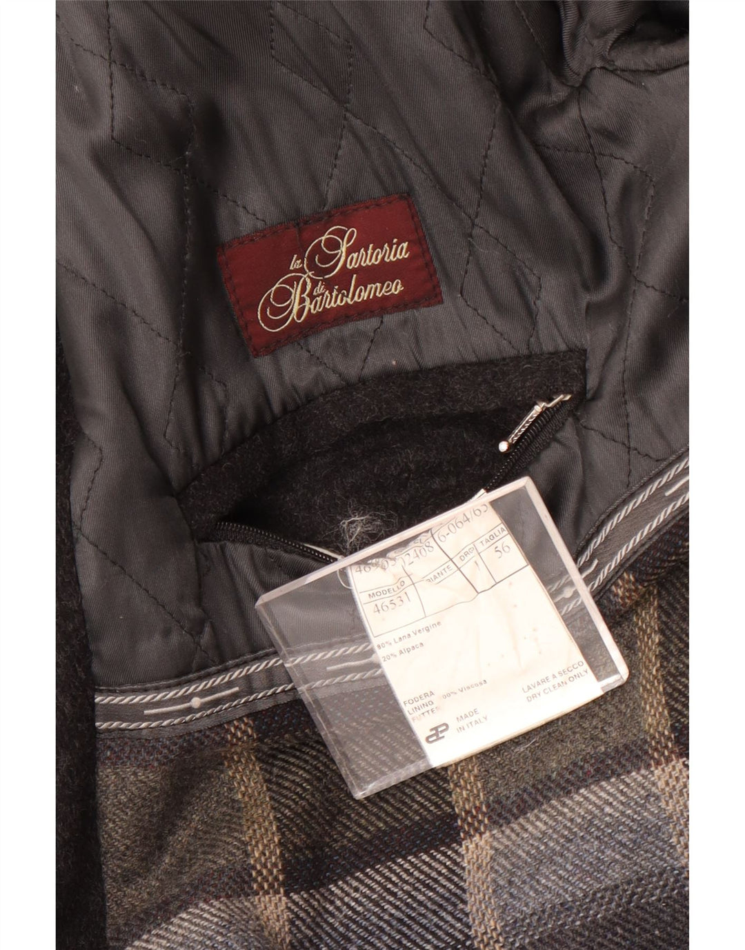 Moessmer Mens Overcoat IT 56 3XL Grey Wool