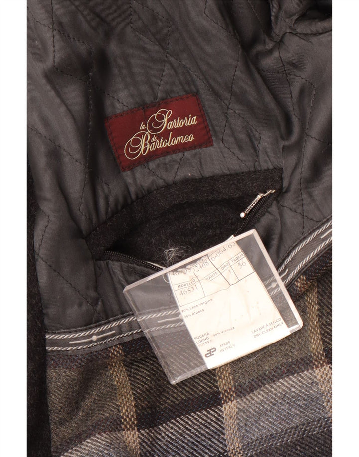 Moessmer Mens Overcoat IT 56 3XL Grey Wool