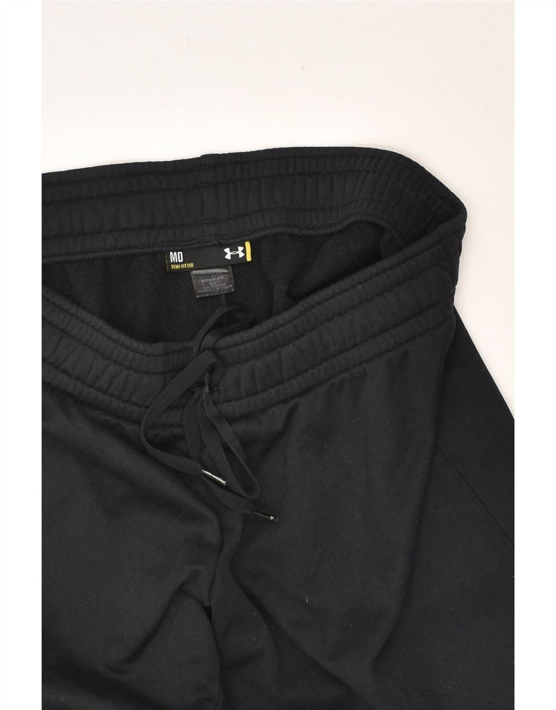 UNDER ARMOUR Mens Tracksuit Trousers Medium Black Polyester | Vintage Under Armour | Thrift | Second-Hand Under Armour | Used Clothing | Messina Hembry 