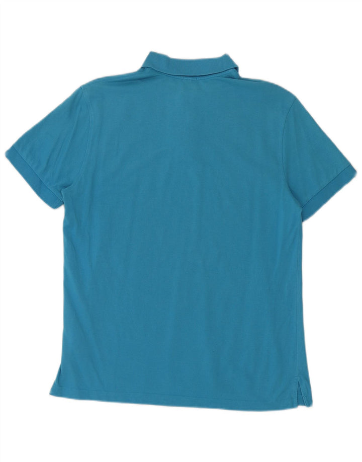 Hugo Boss Mens Regular Fit Polo Shirt Medium Blue Cotton