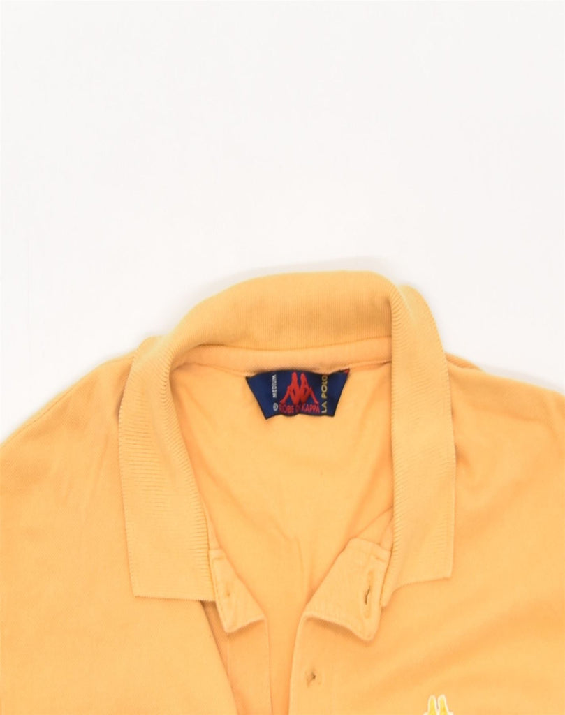 KAPPA Mens Polo Shirt Medium Orange Cotton | Vintage | Thrift | Second-Hand | Used Clothing | Messina Hembry 