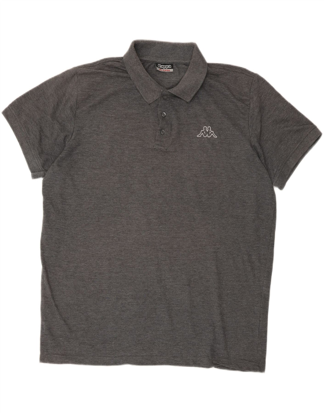 KAPPA Mens Polo Shirt XL Grey Vintage Kappa and Second-Hand Kappa from Messina Hembry 