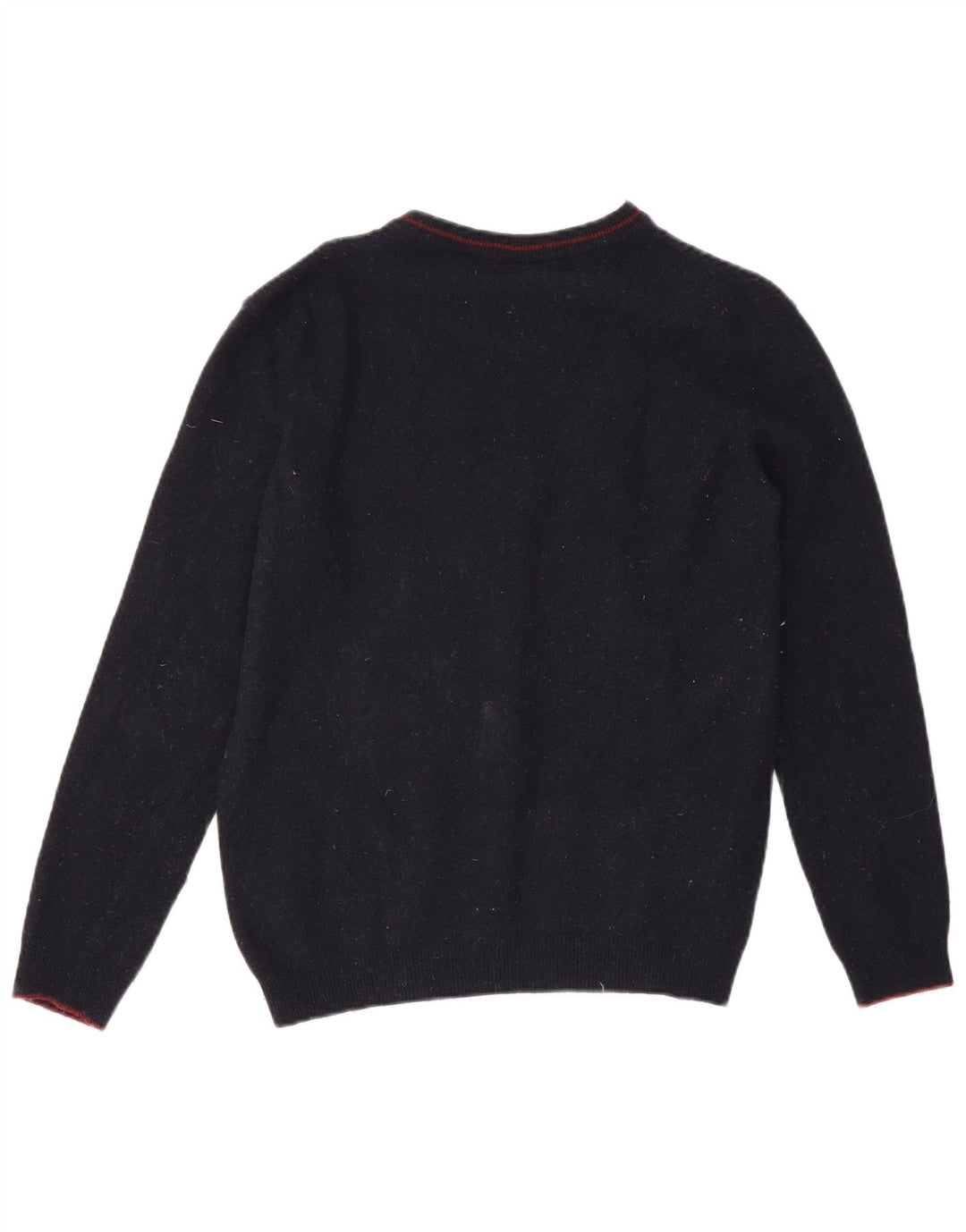 Timberland Womens Graphic Crew Neck Jumper Sweater UK 14 Medium Navy Blue