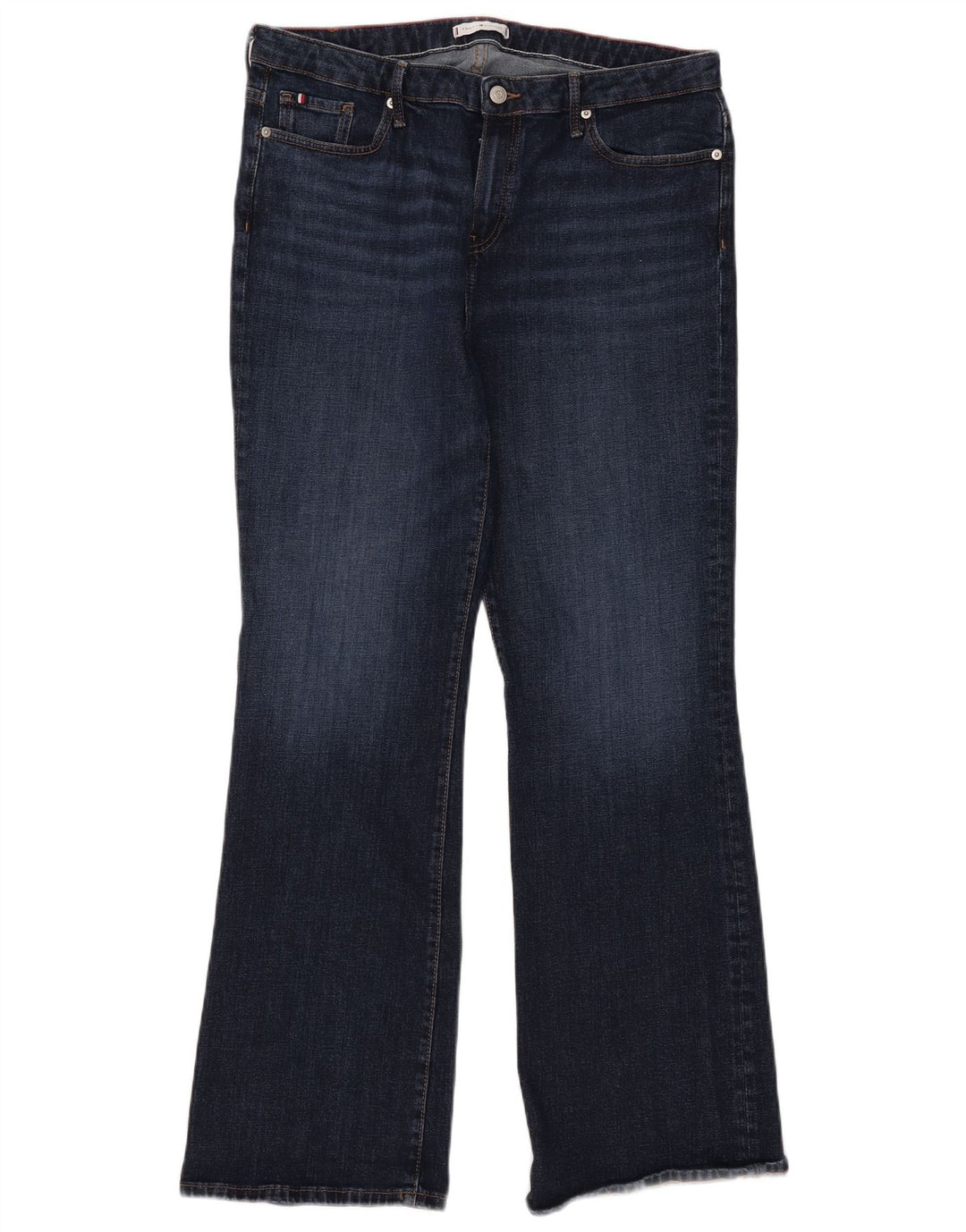 Tommy Hilfiger Womens Bootcut Jeans W36 L32 Navy Blue