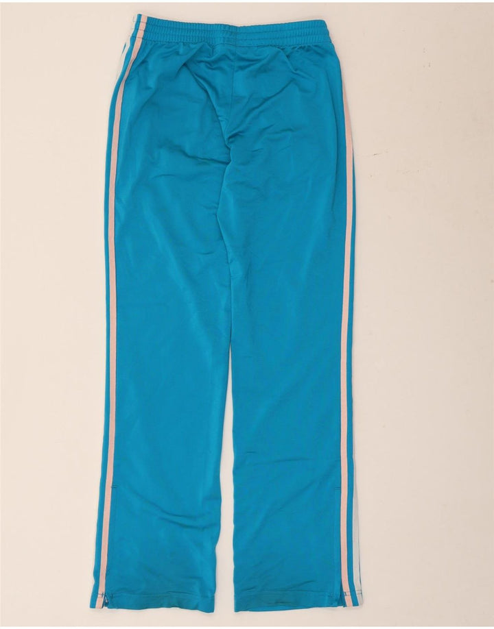 Adidas Womens Tracksuit Trousers UK 10 Small Blue Polyester