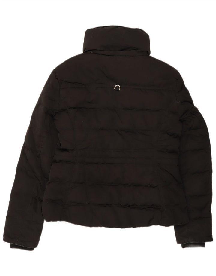 ZARA Womens Padded Jacket UK 14 Medium Black Polyester