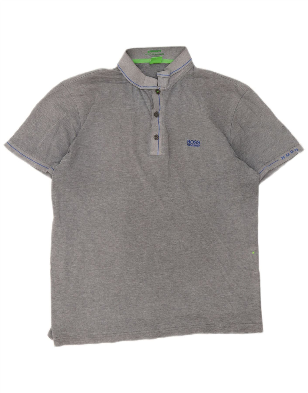 Hugo Boss Mens Slim Fit Polo Shirt XL Grey
