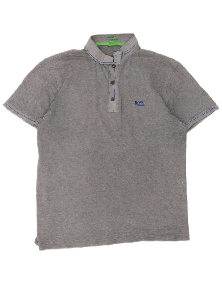 Hugo Boss Mens Slim Fit Polo Shirt XL Grey