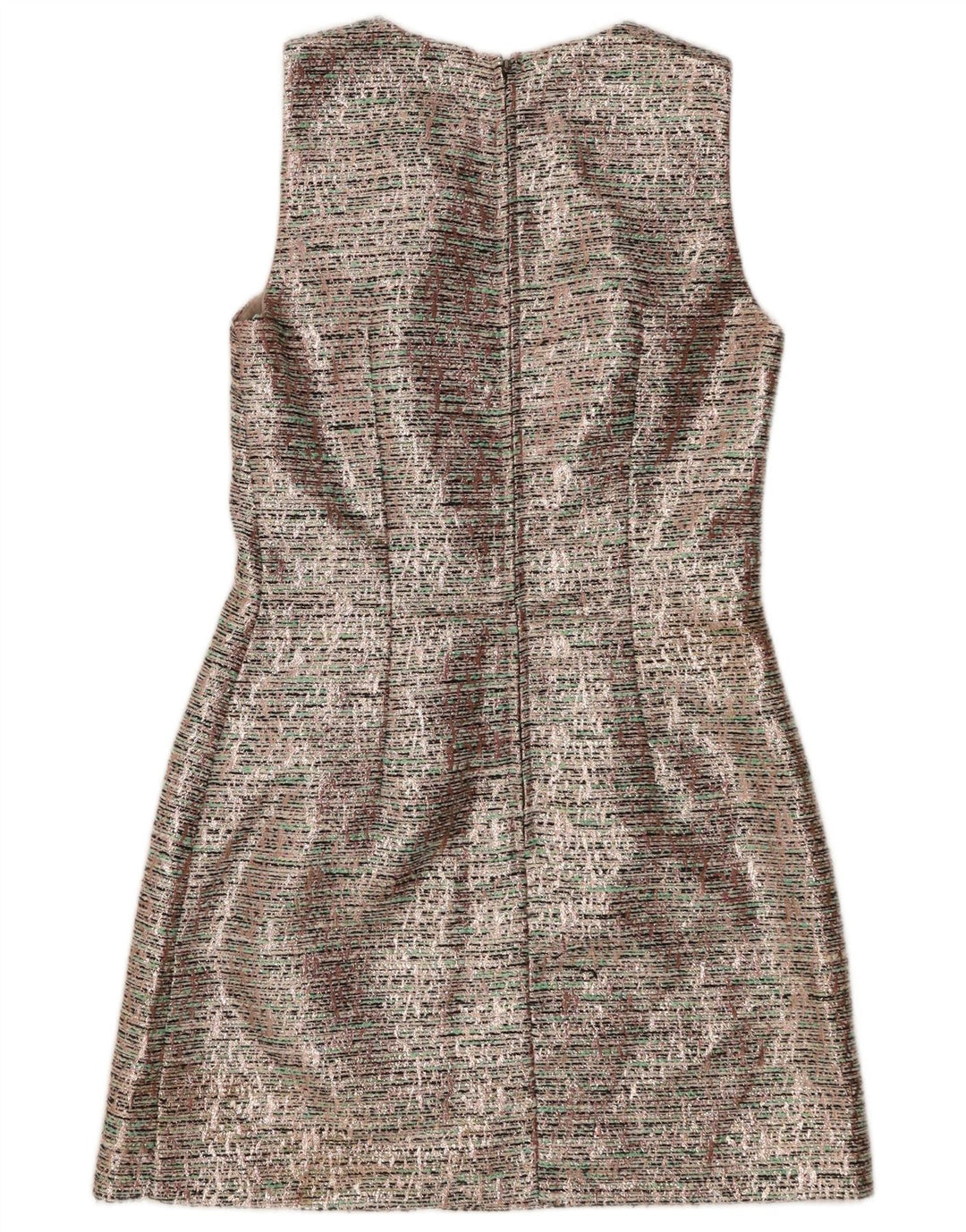 French Connection Womens Sleeveless Sheath Dress UK 10 Small Multicoloured
