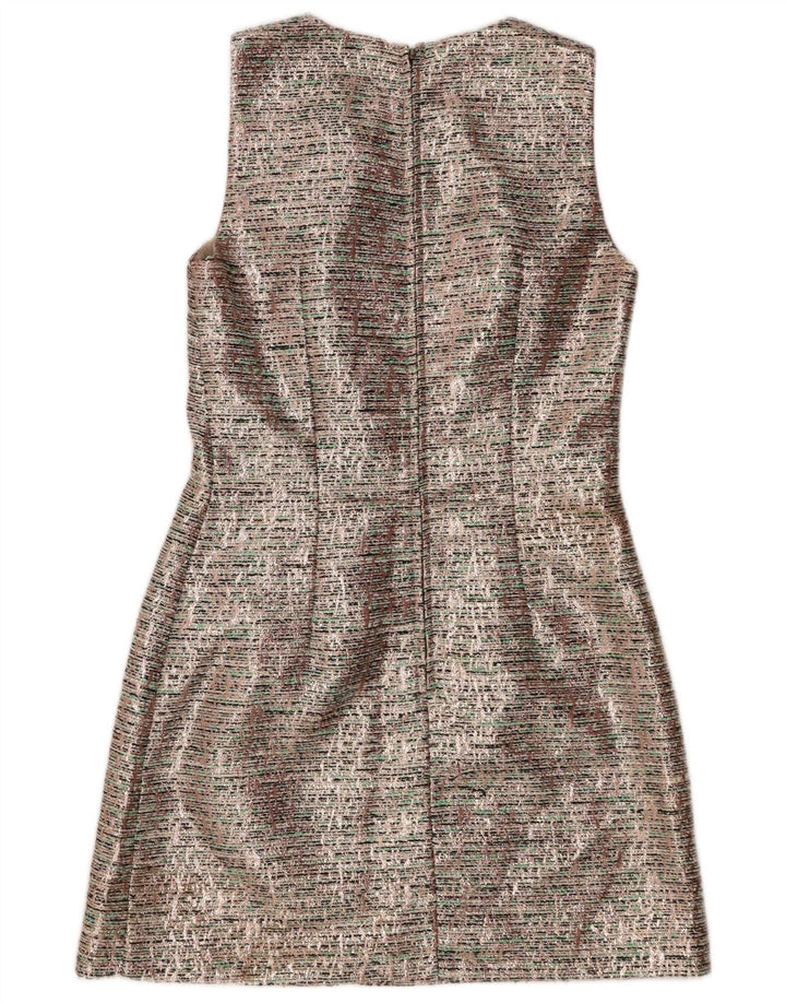 French Connection Womens Sleeveless Sheath Dress UK 10 Small Multicoloured