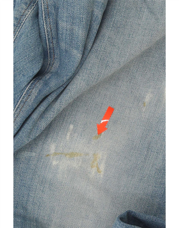 Armani Mens J06 Slim Jeans W9 L32 Blue Cotton