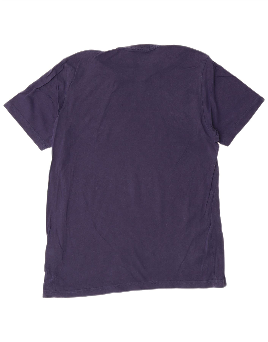 PUMA Mens T-Shirt Top Large Navy Blue Cotton