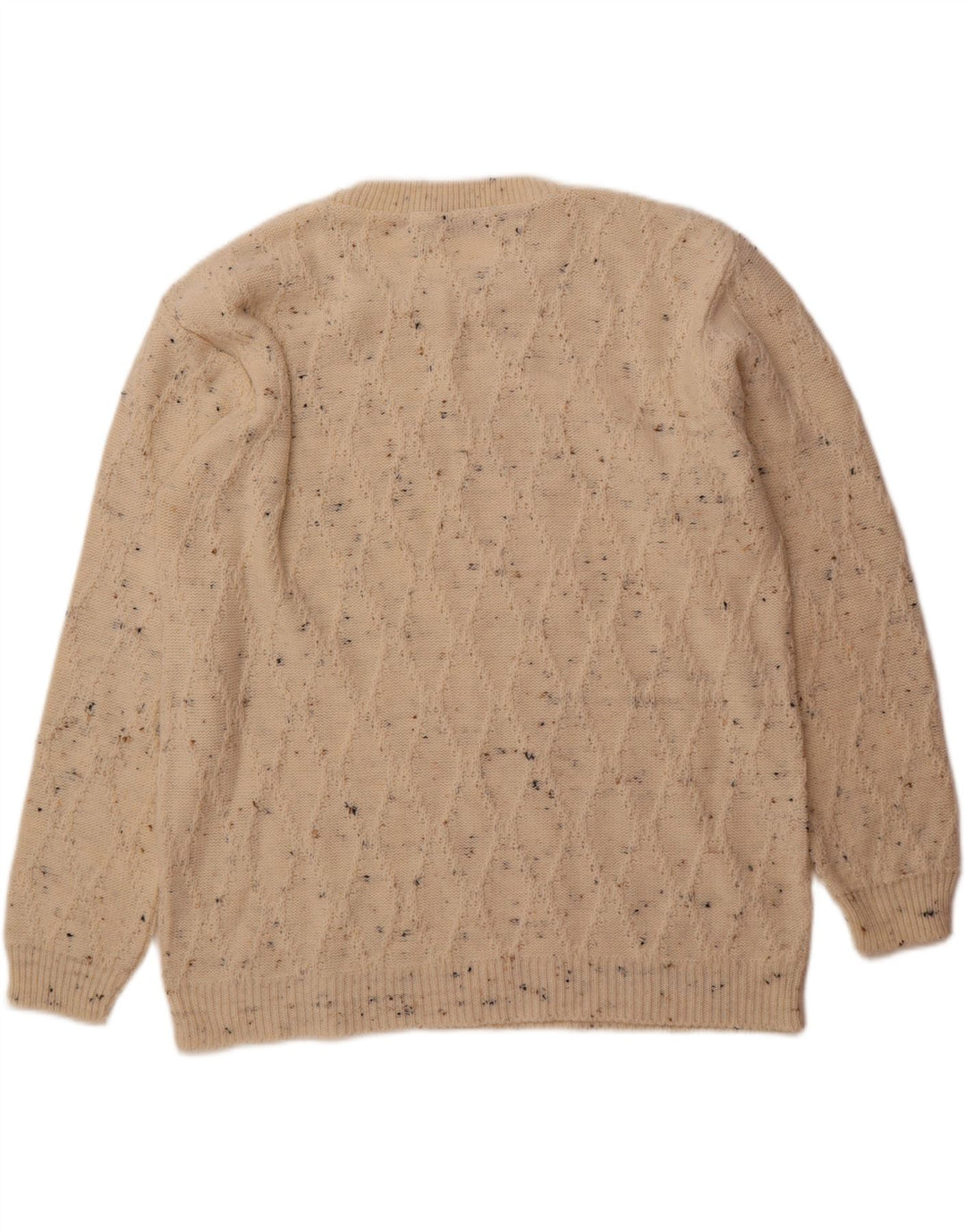 PACO BOUTIQUE Womens Crew Neck Jumper Sweater UK 12 Medium Off White