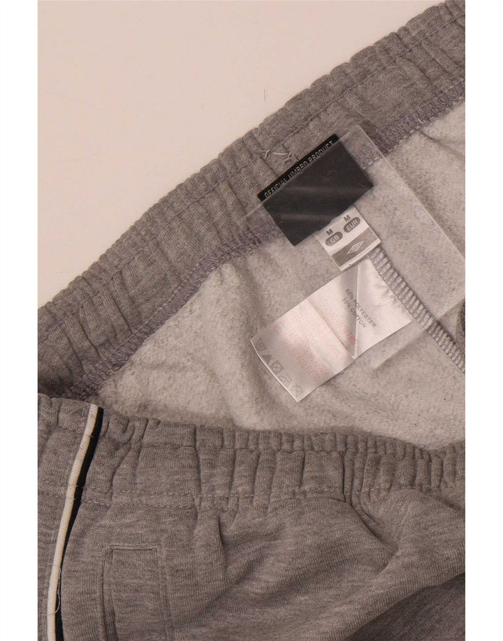 Umbro Mens Tracksuit Trousers Medium Grey Polyester