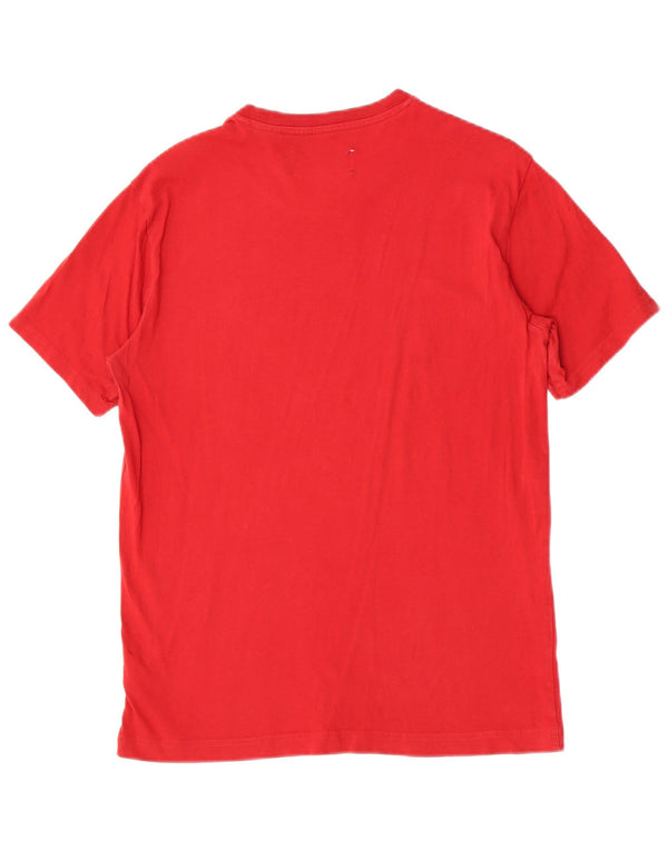 Penguin Mens T-Shirt Top Small Red Cotton