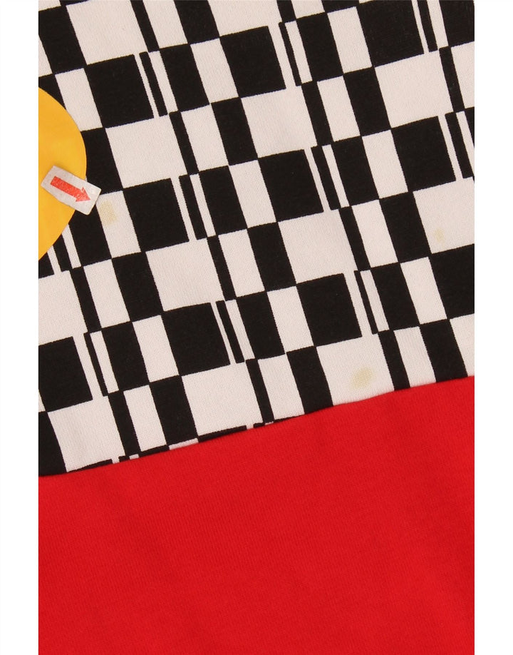 FILA Mens Graphic Hoodie Jumper XS Multicoloured Colourblock Cotton