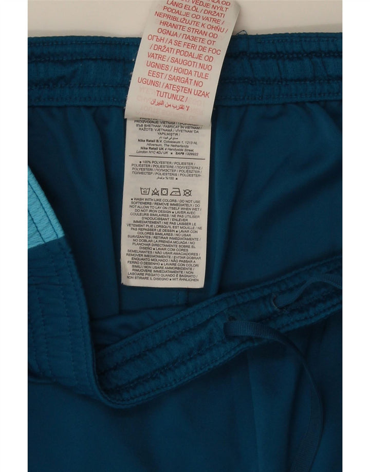 Nike Mens Dri Fit Sport Shorts XL Navy Blue Colourblock Polyester