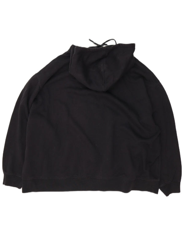 Nike Mens Loose Fit Hoodie Jumper 3XL Black Cotton
