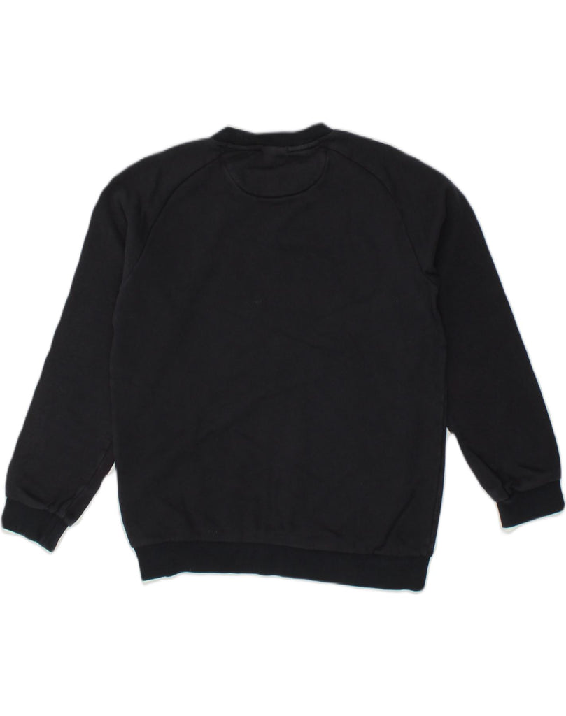 DKNY Mens Sweatshirt Jumper Medium Black Cotton | Vintage Dkny | Thrift | Second-Hand Dkny | Used Clothing | Messina Hembry 