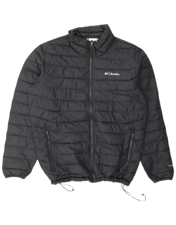 Columbia Mens Omni-Heat Padded Jacket UK 40 Large Black Polyester
