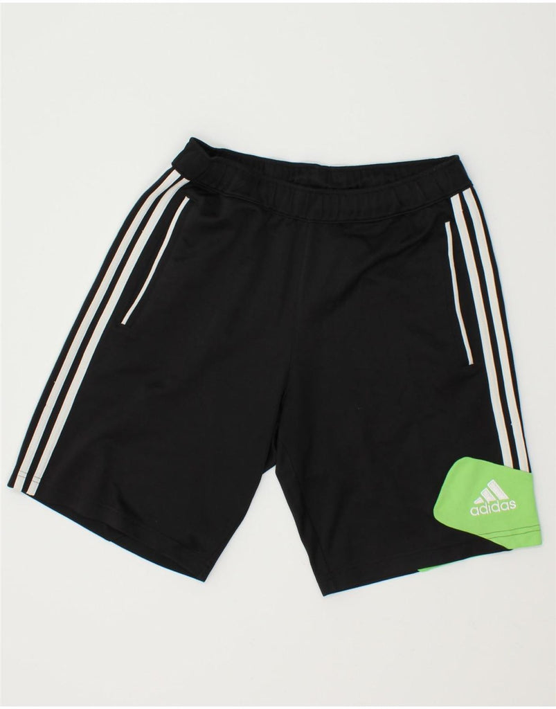 ADIDAS Mens Climacool Graphic Sport Shorts Medium Black Colourblock | Vintage Adidas | Thrift | Second-Hand Adidas | Used Clothing | Messina Hembry 