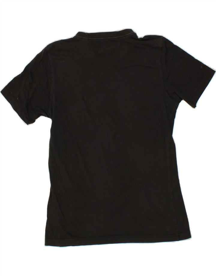 ADIDAS Mens Graphic T-Shirt Top Small Black Cotton Vintage Adidas and Second-Hand Adidas from Messina Hembry 