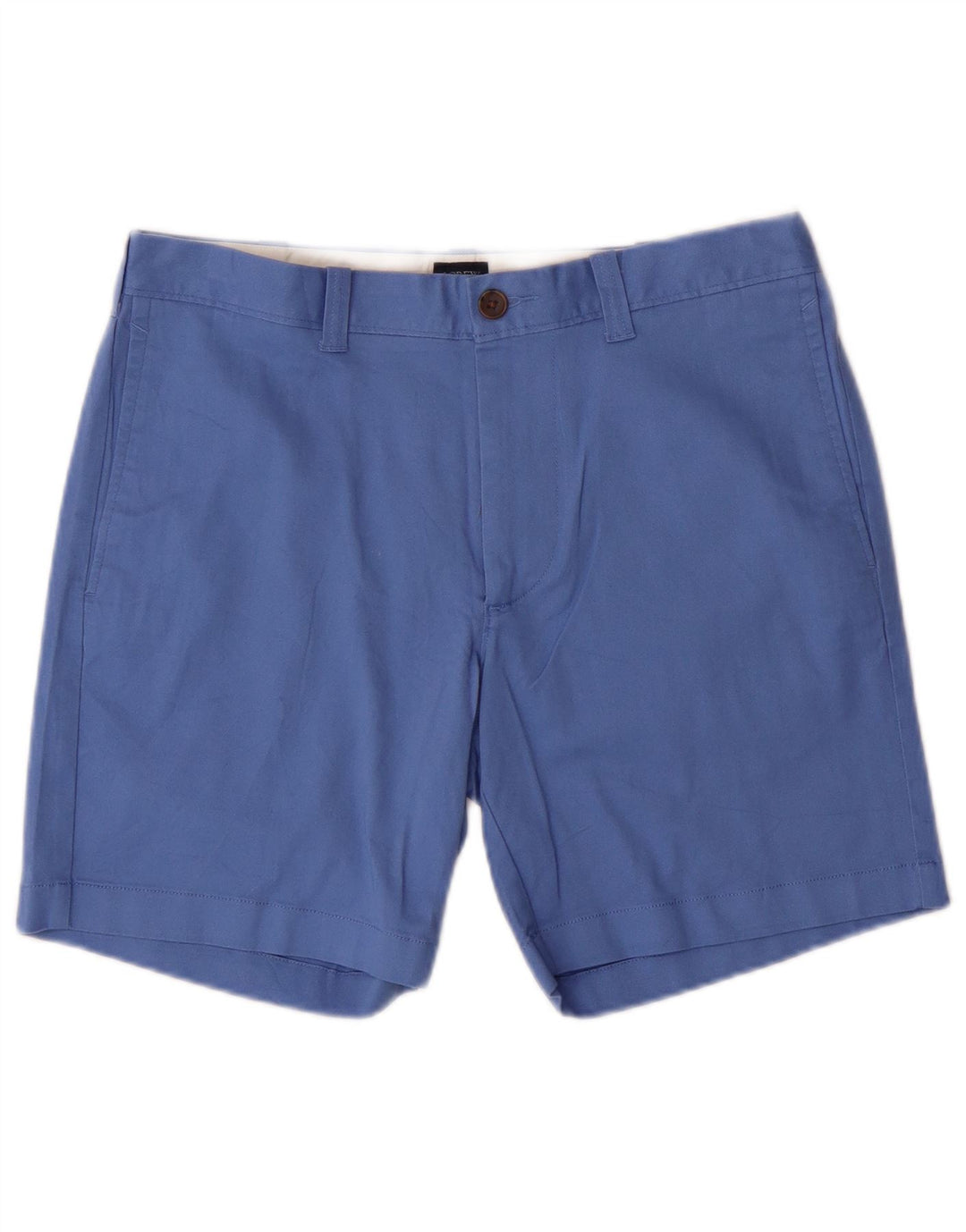 J. Crew Mens Chino Shorts W30 Medium Blue Cotton Classic