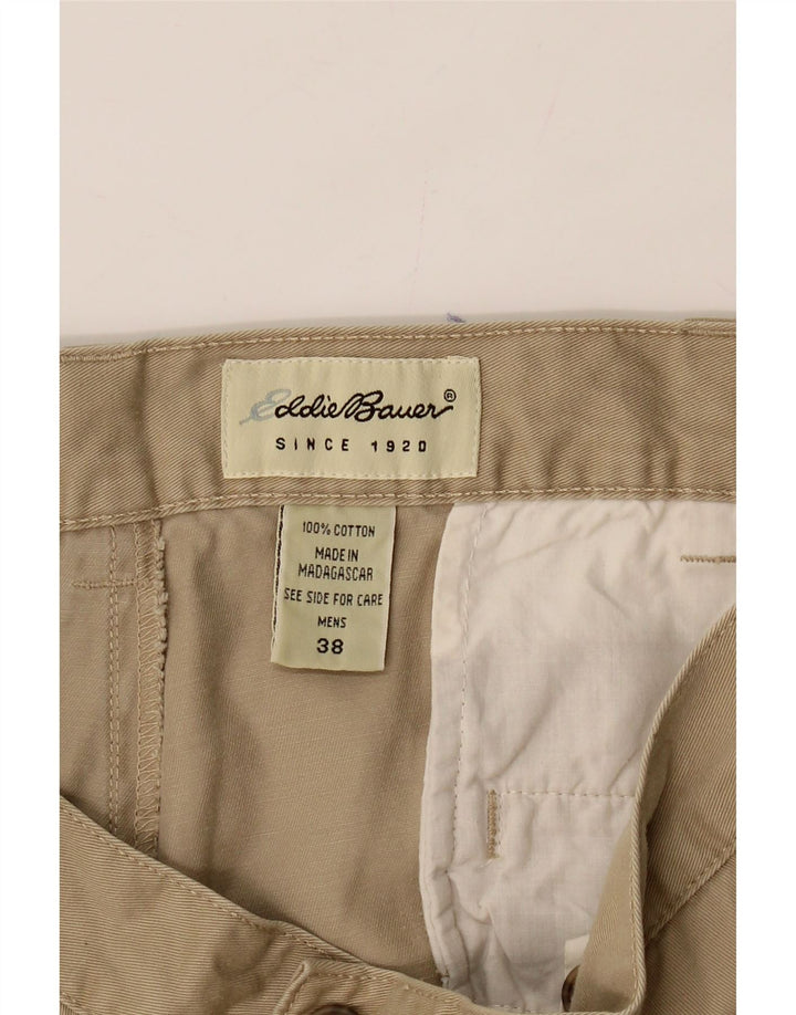 EDDIE BAUER Mens Chino Shorts W38 XL Beige Cotton Vintage Eddie Bauer and Second-Hand Eddie Bauer from Messina Hembry 
