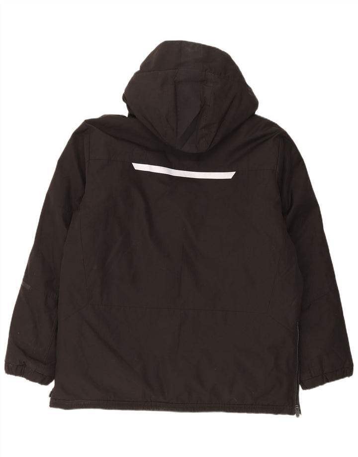 Marks & Spencer Mens Hooded Ski Jacket UK 40 Large Black Colourblock