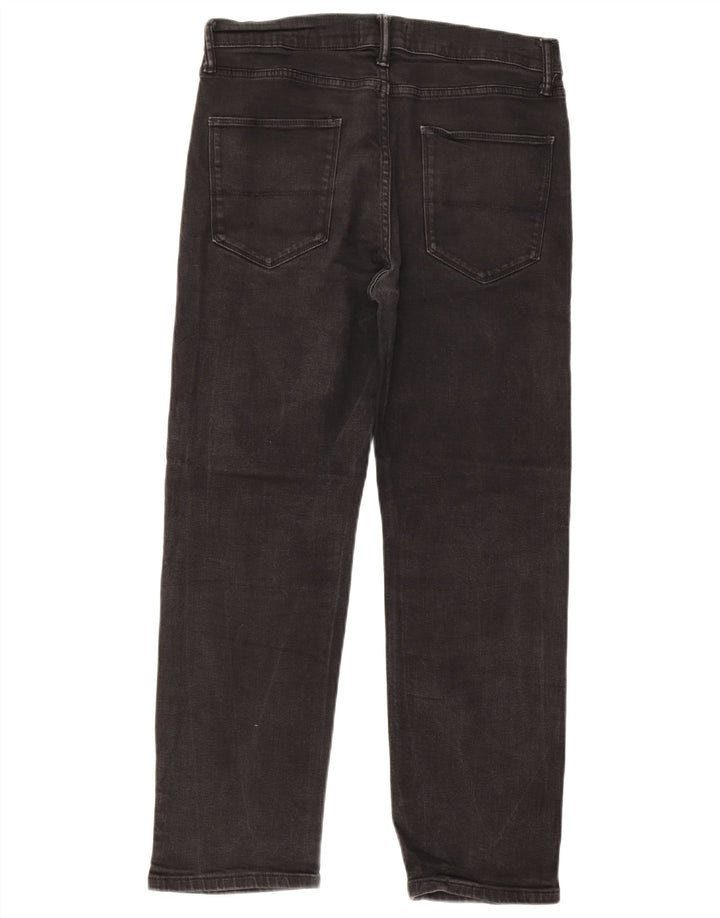 Marks & Spencer Mens Straight Jeans W32 L29 Black Cotton