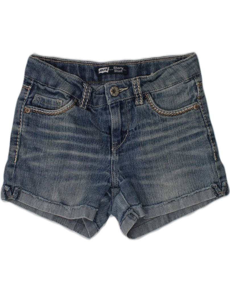 LEVI'S Girls Denim Shorts 7-8 Years W25  Blue | Vintage Levi's | Thrift | Second-Hand Levi's | Used Clothing | Messina Hembry 