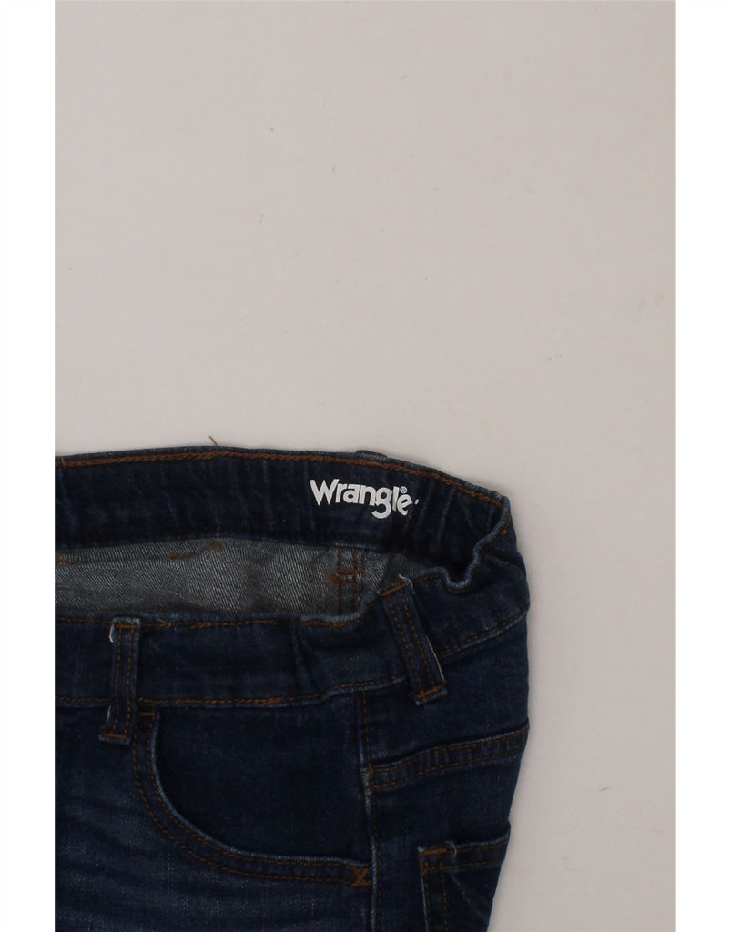 WRANGLER Boys Distressed Straight Jeans 9-10 Years W25 L23 Blue Cotton Vintage Wrangler and Second-Hand Wrangler from Messina Hembry 