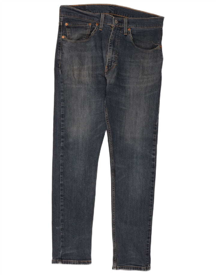 Levi's Mens 512 Slim Tapered Jeans W34 L30 Navy Blue
