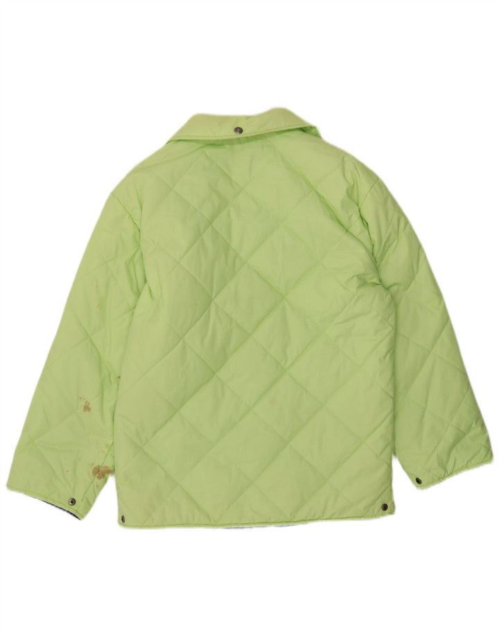 Fila Womens Quilted Jacket IT 44 Medium Green