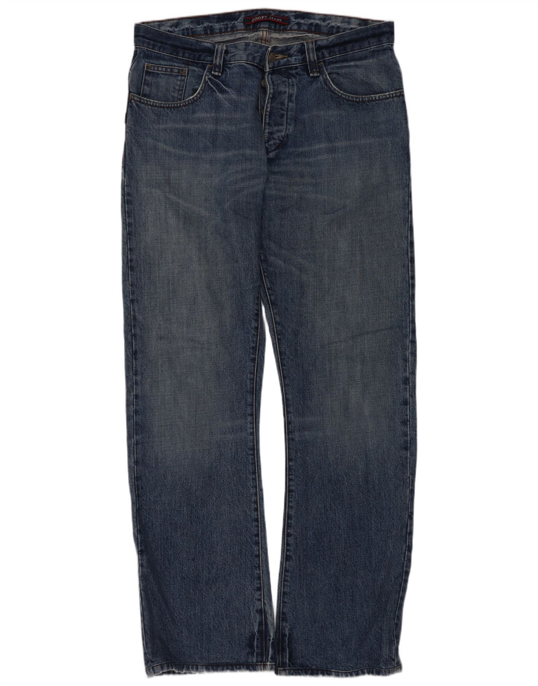Joop Mens Bootcut Jeans W33 L34 Blue Cotton